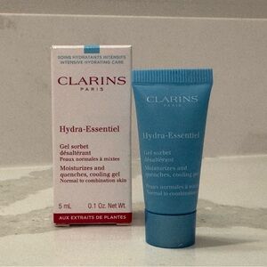 NIB Clarins Hydra-Essential Gel Sorbet Cooling Moisturizer Mini Size